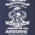 thumbnail image 3 of CafePress - Airborne Long Sleeve T Shirt - Long Sleeve Dark T-Shirt, 3 of 4