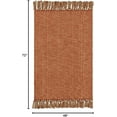 thumbnail image 5 of Wonnitar 4x6 Farmhouse Area Rugs, Machine Washable Terra Rugs with Tassel for Bedroom, Indoor Outdoor cotton Rugs for Livig Room Dining Room, 5 of 8