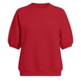 thumbnail image 4 of Unir Women's Raglan Puff Half Sleeve Crewneck Sweatshirt Oversized Cotton Feel Spring Casual Layering Top 1PC S-XXXL Plus Size Friendly, 4 of 4