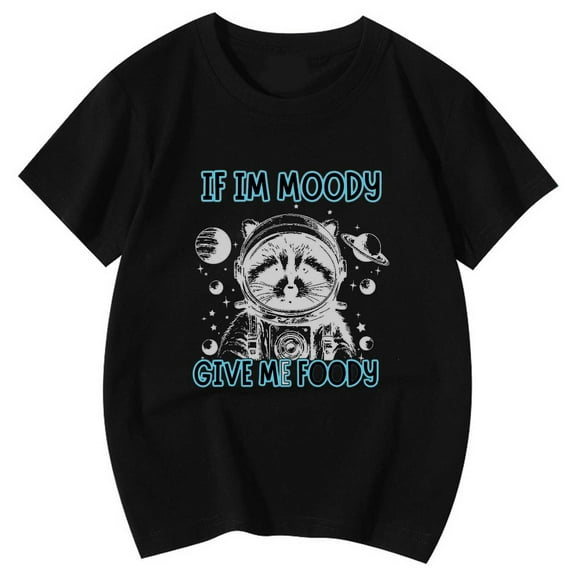 Hienoo Toddler Girls Graphic T Shirt Funny Print Short Sleeve T Shirt Summer Tee