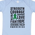 thumbnail image 4 of Inktastic Cerebral Palsy Awareness Strength Support and Courage Boys or Girls Baby Bodysuit, 4 of 5