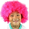 thumbnail image 1 of Pelucas con flequillo para mujer, peluca ondulada suelta para fiesta, divertida peluca de payaso, peluca de pelo de fanático del fútbol, peluca de pelo para niños para mascarada., 1 of 2