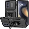 thumbnail image 1 of Funda para GANGXUN Motorola edge 5G 2024 - Soporte metálico, Función magnética, Negro, 1 of 5