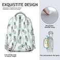 thumbnail image 5 of Exotic Pineapple Design Backpack Lightweight and Cute for Daily School Use Summer Vibe Small Travel Bag with Hawaiian Print and Fresh Aesthetic Pattern, 5 of 6