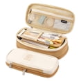 thumbnail image 2 of Clearance Back to School Pencil Case - Lightweight Pencil Pouch, Cute Pencil Box, College School Supplies for Kids, Great for Colored Pencils, Gel Pens, Rulers,Khaki, 2 of 3