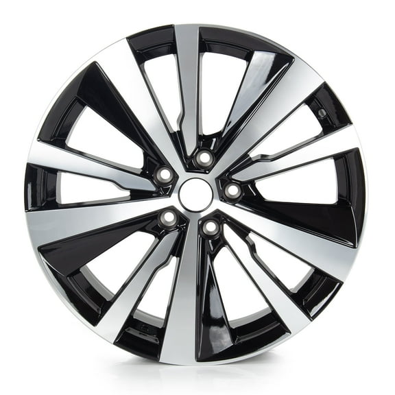 19" Wheel Rim 19x8-inch 5-Lug Machined Black, for 2019-2022 Nissan Altima, Replacement Aluminum Rim 62785