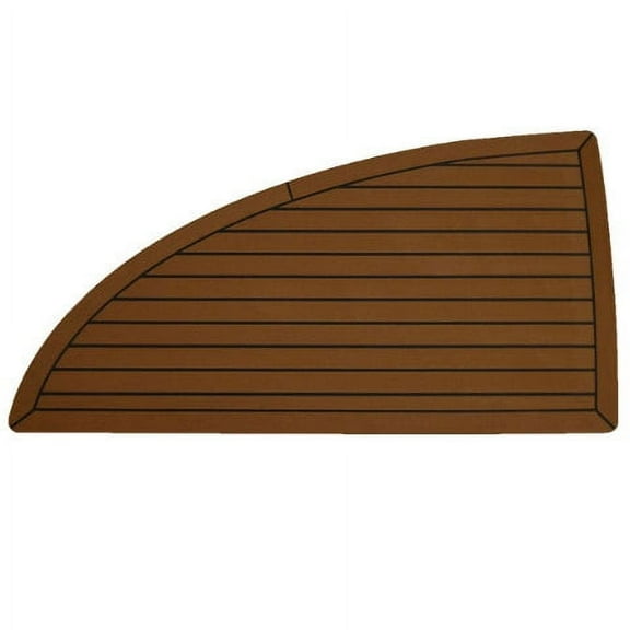 Tracker Boat Flexiteek Helm Mat 176636 | Adhesive 49 1/4 x 26 1/2 Inch