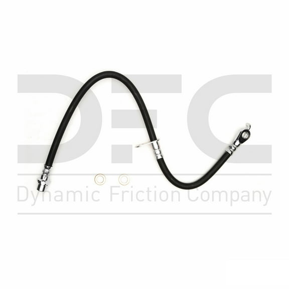 Rear Left Dynamic Friction Company Brake Line Hose 350-76255 For 2012-2017 Toyota Camry, 2013-2017 Toyota Avalon, 2013-2018 Lexus ES350, 2016-2018 Lexus ES300h