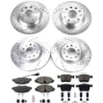 thumbnail image 3 of PowerStop Front and Rear Z23 Evolution Sport Carbon-Fiber Ceramic Brake Pad and Drilled & Slotted Rotor Kit Fits: AUDI VOLKSWAGEN Select Models K7502, 3 of 3