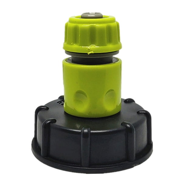 Adaptador de grifo de válvula de tanque IBC de repuesto, drenaje de rosca gruesa para contenedor de agua y aceite Regular