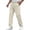 Khaki, variant on Pants for Men Airflow Lightweight Grid Waffle Straight Loose Leg Breathable Fabric Leisure Outdoor Bottoms,Sizes S-3XL