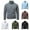 Black, variant on Mens 1/4 Zip Pullover Contrast Color Stand Collar Sweatshirts Long Sleeve Sweater Soft Classic Sweatshirts Quarter Zip Sweatshirt Autumn Winter Tops Casual Workwear Plus Size