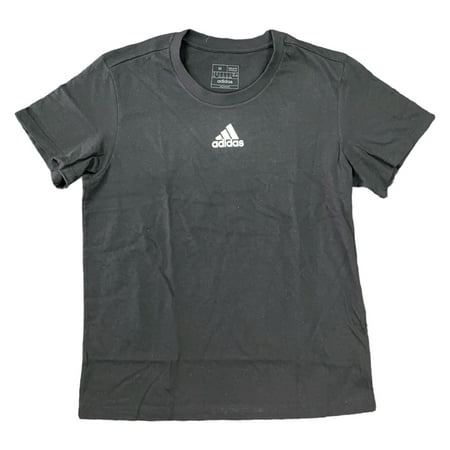 Adidas Women's BOS Active Short Sleeve Regular Fit Tee Shirt (Black, M)