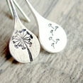 thumbnail image 4 of Ayyufe Simple Dandelion Silver-plated Ladies Earrings, 4 of 4