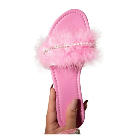 

ZTTD Summer Women s Flip-Flops Open Toe Casual Beach Shoes Flats Slippers Women s Slipper A