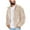 Khaki, variant on Mens Fuzzy Sherpa Jacket Cardigan Long Sleeve Full Zip Open Front Thermal Coat