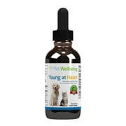 Pet Wellbeing Natural Cardiovascular Support for Cats, Young at Heart 2oz (59ml)