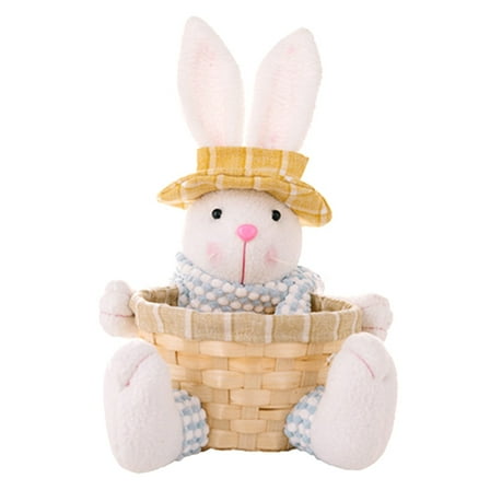 Easter Candy Dish, Bunny Easter Basket, Easter Candy Storage Basket, Gift Box for Table Decor Easter Gift,B