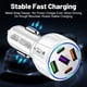 thumbnail image 5 of Cargador de coche de 5 puertos 75W USB 3.1A Tipo-C USB QC3.0 PD30W Cargador de teléfono (Blanco) Hugtrwg  Nuevos Originales, 5 of 9