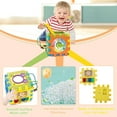 thumbnail image 6 of Vomeast 6-in-1 Baby Activity Cube w/ Music, Preschool Montessori Learning Toys for Toddlers Infant, for Birthday Christmas Baby Shower Gifts, Multicolor, 6 of 9