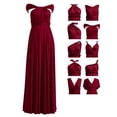 thumbnail image 4 of Women's Mint Green Convertible Infinity Maxi Dress – Multiway Bridesmaid Gown, 4 of 6