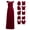 Burgundy, variant on Women's Mint Green Convertible Infinity Maxi Dress – Multiway Bridesmaid Gown