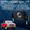 thumbnail image 2 of Drive Shaft Center Support Bearing for Chevrolet Silverado for GMC for Sierra 1500 2500 3500 1999-2006 for Chevy for GMC C1500 C2500 C3500 Pickup 1992-1995 6063/12471505/A6063, 2 of 7