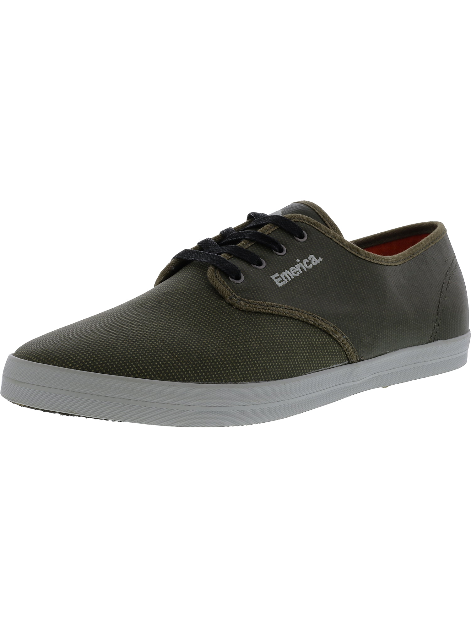 Emerica Men's The Wino Olive / Grey Gum AnkleHigh Canvas Skateboarding