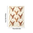 thumbnail image 3 of Eoozwa Christmas Decorative Throw Blanket Christmas Throw Blanket for Couch Sofa Bed Soft Cozy Lightweight Fuzzy Plush Fleece Blankets and Throws Xmas Winter Blanket 30"x39", 3 of 6