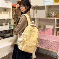 thumbnail image 2 of Casual Daily School Travel Bag Lightweight 15.6 Inch School Backpack with Multi-Pocket Large Capacity for Women Casual (Yellow), 2 of 12