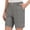 GREY, variant on Little Donkey Andy Women’s 8 Inch Inseam Shorts for Golf Hiking Casual Travel with Pockets Size S