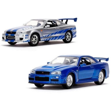 Brian's Nissan Skyline 2 Pack Fast & Furious Jada Diecast 1/32