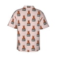 thumbnail image 3 of Balery German Shepherd Dog Print Men's Hawaiian Shirts Short Sleeve Beach Shirt Relaxed Fit Vacation Button Down Shirts-3X-Large, 3 of 9