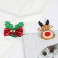 thumbnail image 3 of Neinkie 6Pcs Christmas Tree Napkin Rings Xmas Napkin Rings Holder Buckle Christmas Rhinestone Napkin Ring Buckle for Christmas Wedding Thanksgiving Dinner Table Decor, 3 of 7