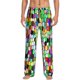 thumbnail image 1 of Fotbe Colorful Tie Dye Stained Glass Pantalones de Pijama para Hombre, Pantalones de Dormir, Pantalones de Casa con Cintura Ajustable y Bolsillos-Large, 1 of 6