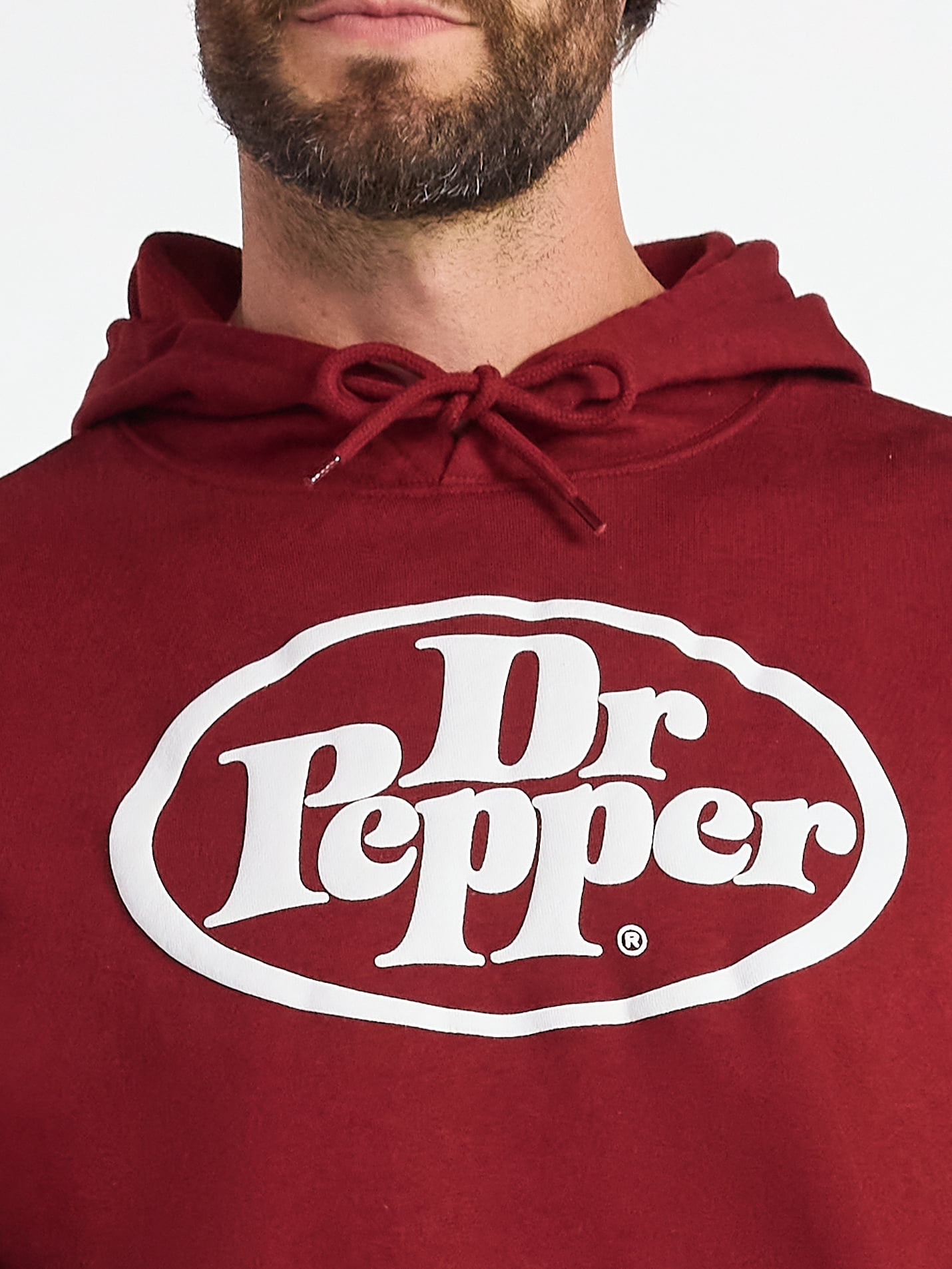 Dr. Pepper Men's and Big Men's Front Back Graphic Hoodie, Sizes XS-3XL
