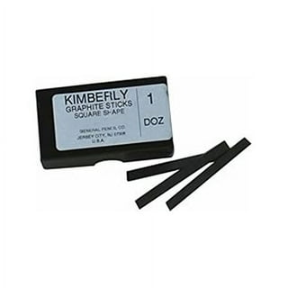 General Pencil Co. Inc. 9844B Kimberly Graphite Sticks .25X.5X3IN 4b