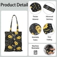 thumbnail image 3 of Sunny Sac de Courses Réutilisable Imprimé Tournesol Doré - Grande Capacité & Lavable en Machine pour Femmes, 3 of 6