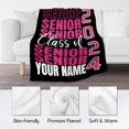 thumbnail image 5 of Graduation Blanket - Class of 2024 Graduation Gifts for Her or Him - 40"x50" Flannel Soft Throw Blanket Decorations - Senior 2024 Blankets for College, High School, Graduation Day, 5 of 5