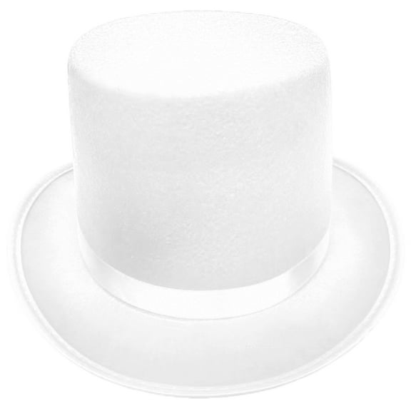 ZYHARUKO Roll Brims Tall Top Hat for Adult Bowlers Hat Magicians Hat Halloween Party Hat Cosplay