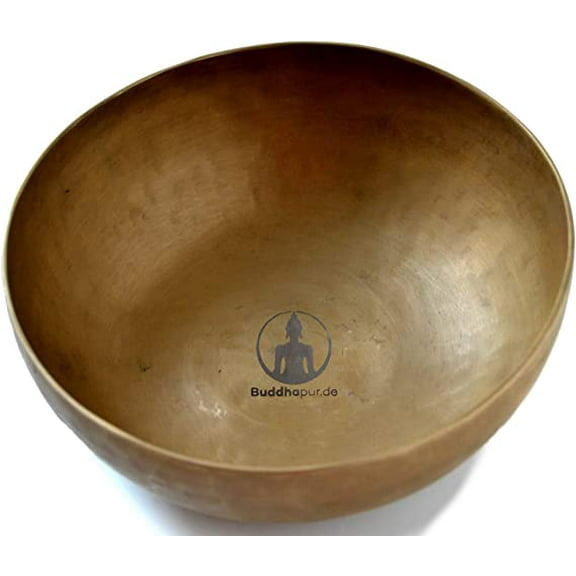 BUDDHAFIGUREN/Billy Held Tibetan Singing Bowl Set with Accessories, Metal, Khobre 450 g - 500 g