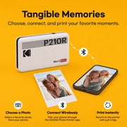 KODAK Mini 2 Retro 4PASS Portable Photo Printer (2.1x3.4 inches) + 38 Sheets Bundle, Black