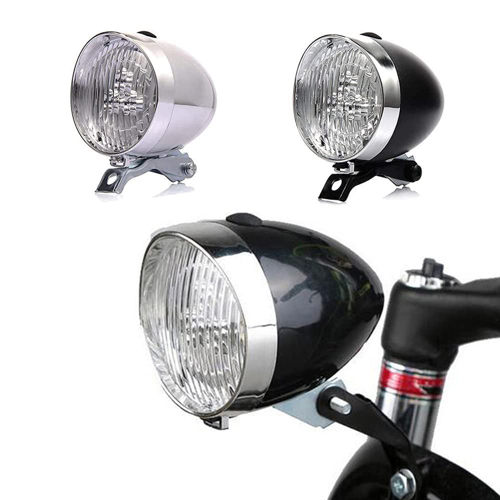 Classical Vintage Style Bicycle Bike LED Light Headlight Front Retro Head Lamp 