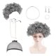 thumbnail image 1 of Halloween Granny Cosplay Wig Personalized Festival Hair Extensions for Women, 1 of 1