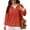 Orange, variant on QIYAGBSA Color Block Crew Neck Tops for Women, Long Sleeve Loose Pullover Sweatshirt with Contrast Detail, Casual Spring Fall Streetwear