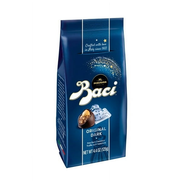 Baci Perugina Dark Chocolate Hazelnuts Truffles Gusto Candy Bag 4.4 oz