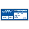 thumbnail image 3 of Alliance Wide Format Paper 36" x 500' Pink Bond Engineering 20lb | 92 Bright | 2 Rolls | 3" Core, 3 of 8