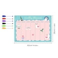 thumbnail image 6 of Dujiujun Transparent Acrylic Weekly Planner Magnetic Stickers Re-writable Smooth Writing Message Board for Organization, 6 of 8