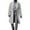 Gray, variant on Men's Fashionable Loose-fitting Cardigan Trench Coat for Autumn and Winter Black M