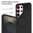 thumbnail image 3 of I-HONVA For Samsung Galaxy S26 Ultra Case,Magnetic 3-Layer Military Grade Drop Protection Anti-Slip Rugged Shockproof Dustproof Protection Phone Case,Black, 3 of 7